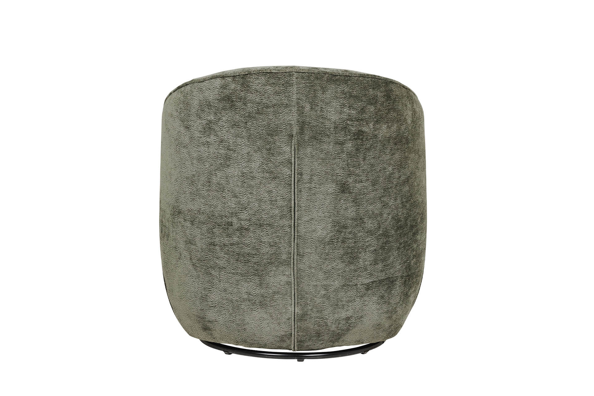 Edie Swivel Accent Chair – Green Upholstery with Smooth Swivel Function