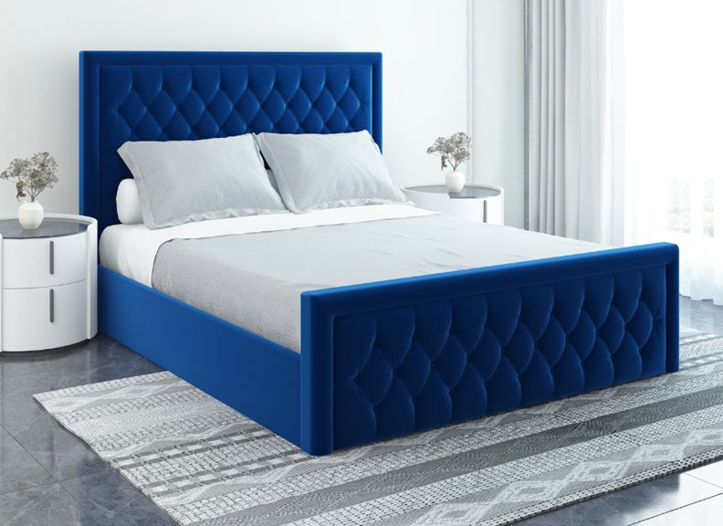Ellis Fabric Bed - room