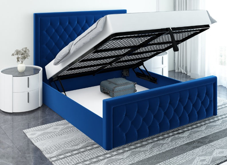 Ellis Fabric Ottoman Bed - open