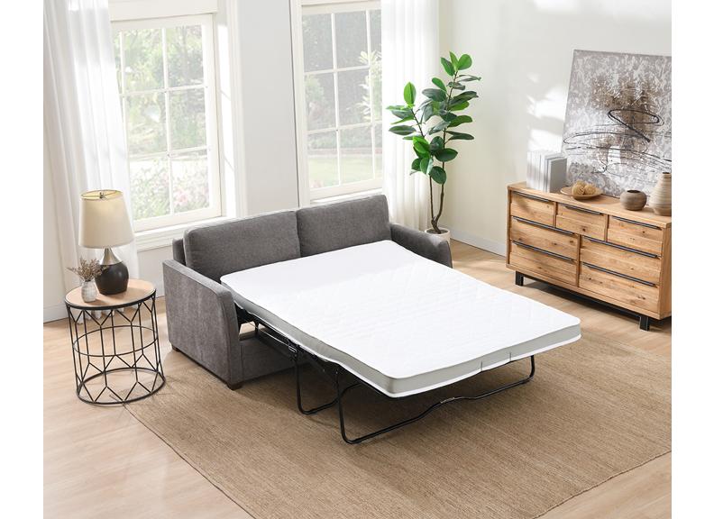 Scottsboro Stone Fabric Sofa Bed with Foam Mattress