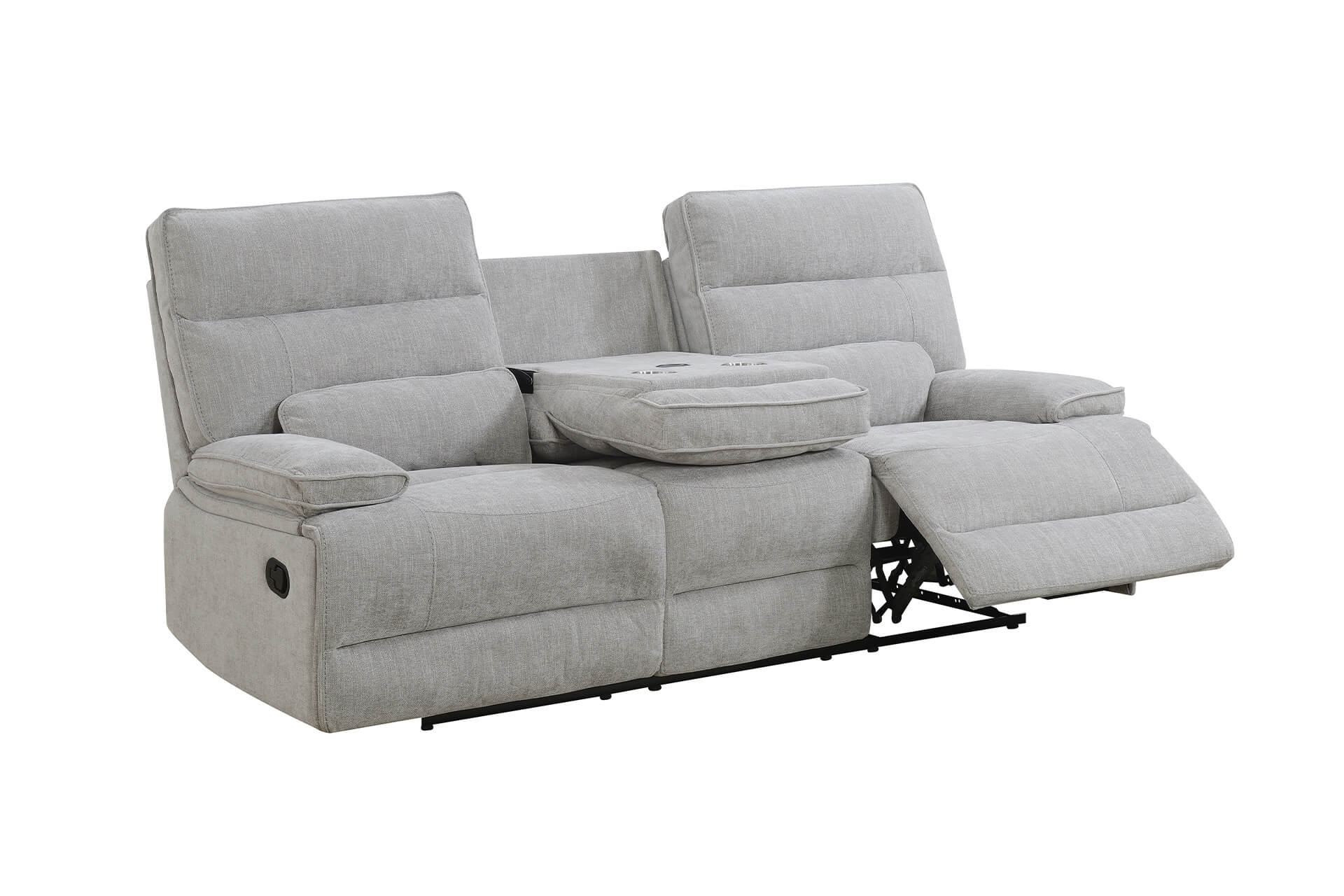 Eloise 3 Seater Manual Recliner – Grey