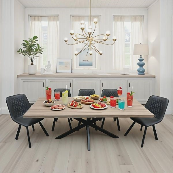 Franko 1.6 Metre Extension Table Grey Oak