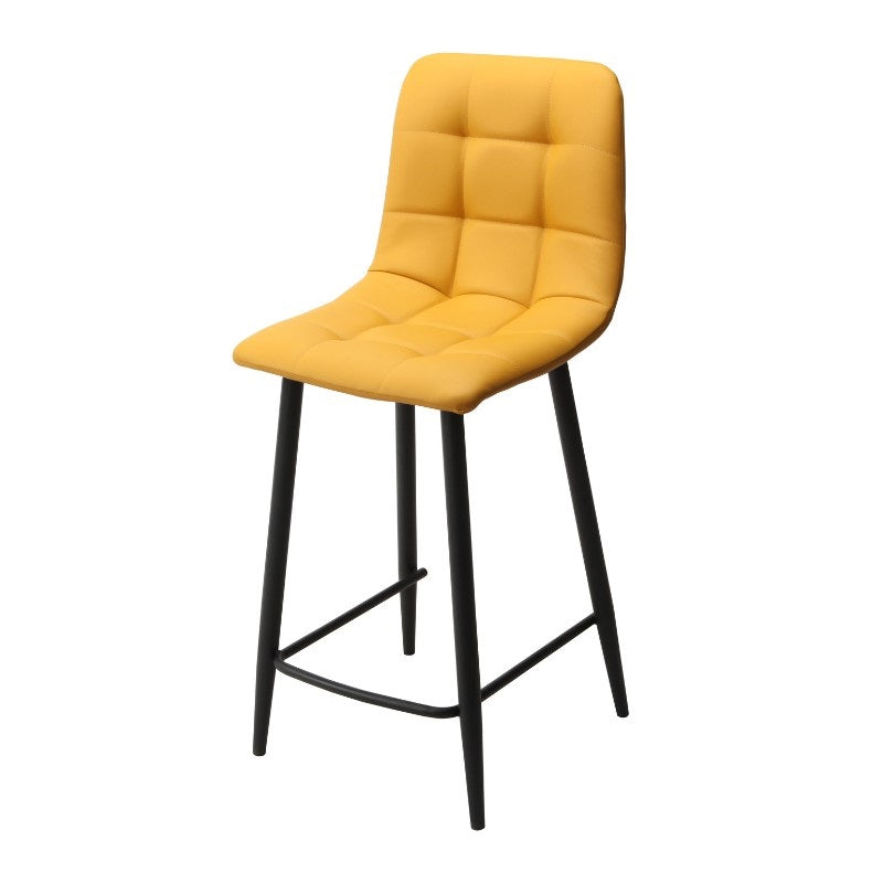 Fredrik Yellow Bar Stool PU