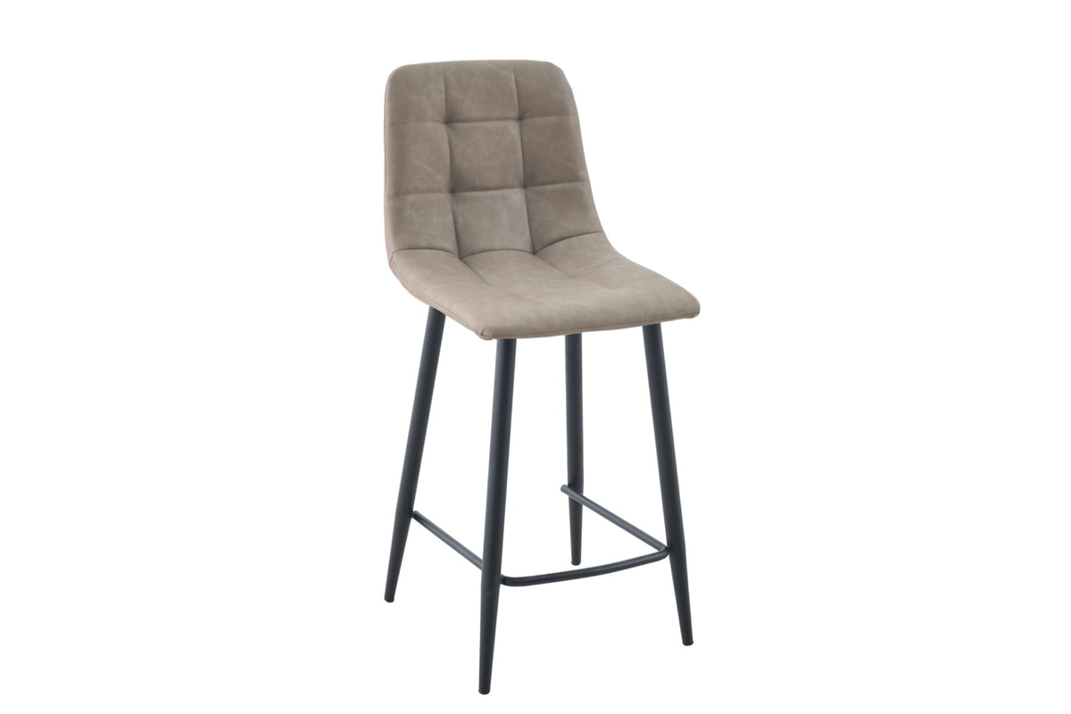 Frisco Bar Stool Taupe PU