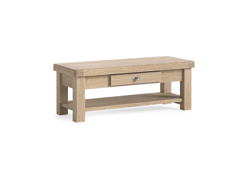 Normandy Coffee Table | Oak With Whitewashed Finish
