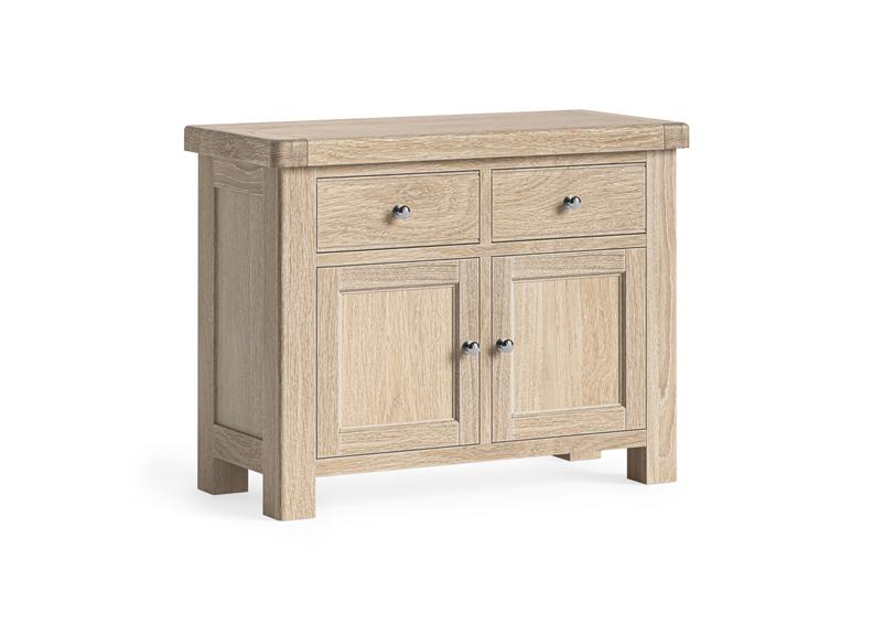 Normandy Small Sideboard | Whitewashed Oak Finish
