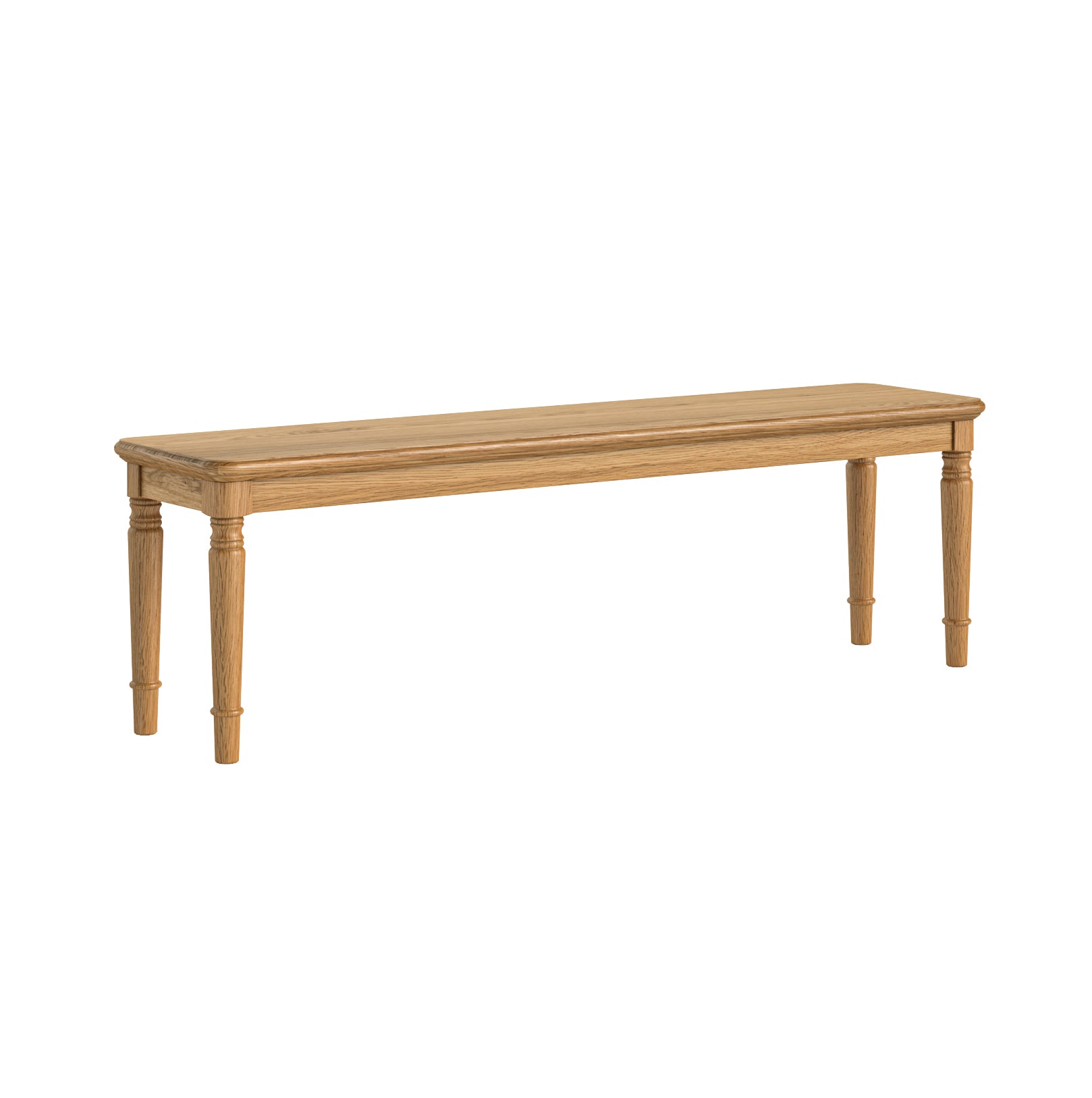 Verona Bench 150cm – Solid Oak with Warm Wax Finish