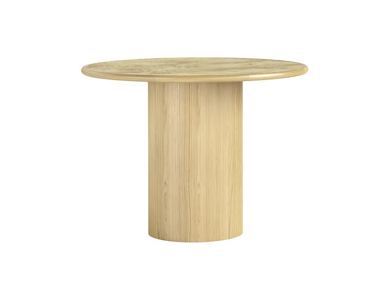 Lucca Round Dining Tables – Light Wood Finish | Designer Round Dining Tables
