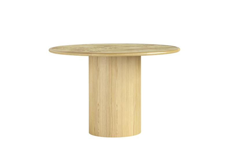 Lucca Round Dining Tables – Light Wood Finish | Designer Round Dining Tables
