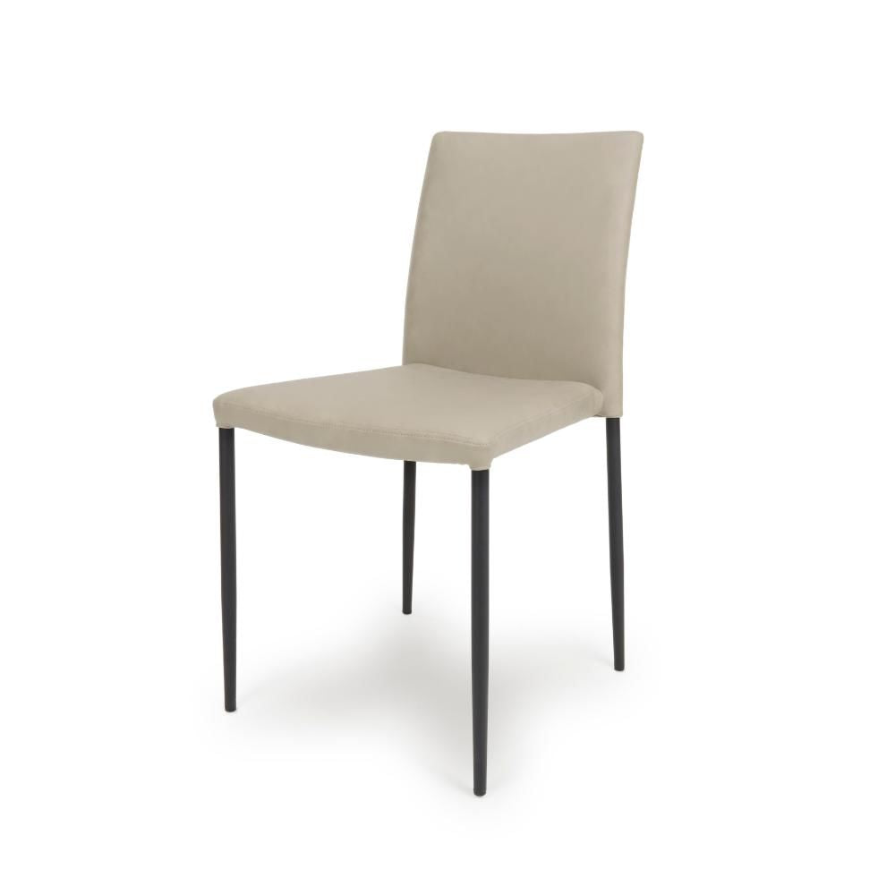 Gena Stacking Chair - Set of 4 - Taupe - Image 1