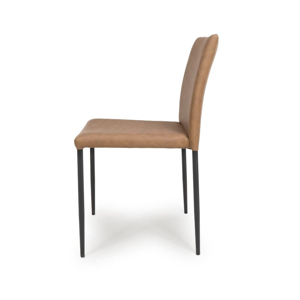 Gena Stacking Chair - Set of 4 - Tan - Image 3
