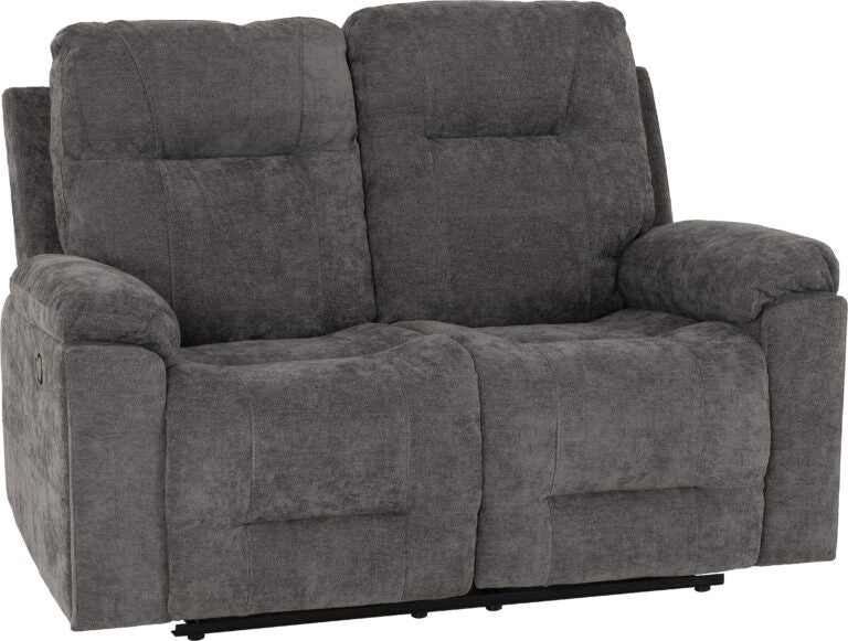 Guildford 2 Seater Recliner Sofa Grey Fabric - image 4