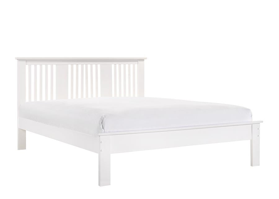 Hanna Slatted Bed 4ft6 - White