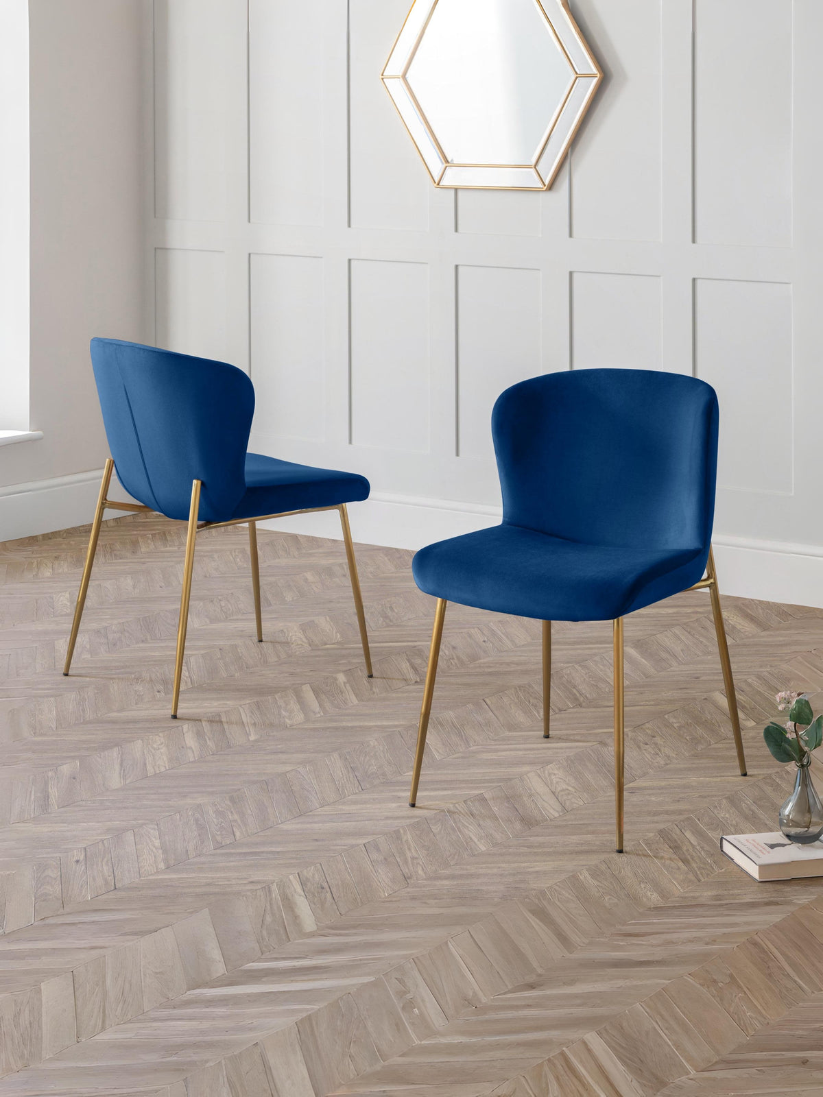 Set Of 2 Harper Dining Chairs - Blue