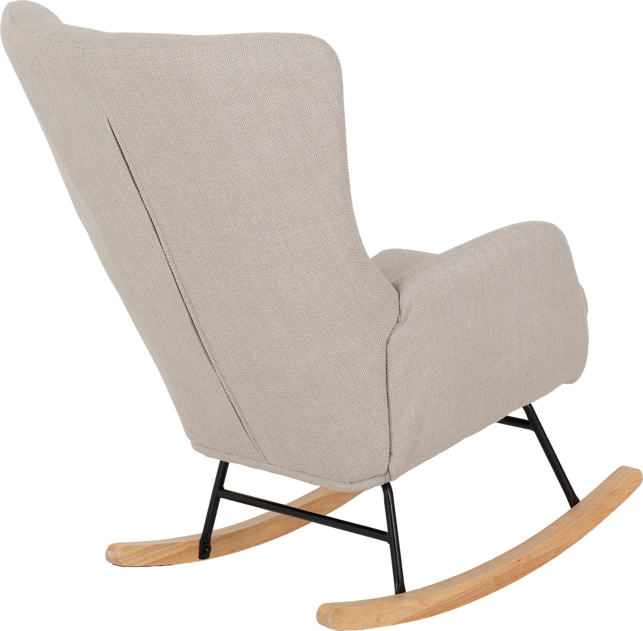 Hayden Rocking Chair Beige Fabric