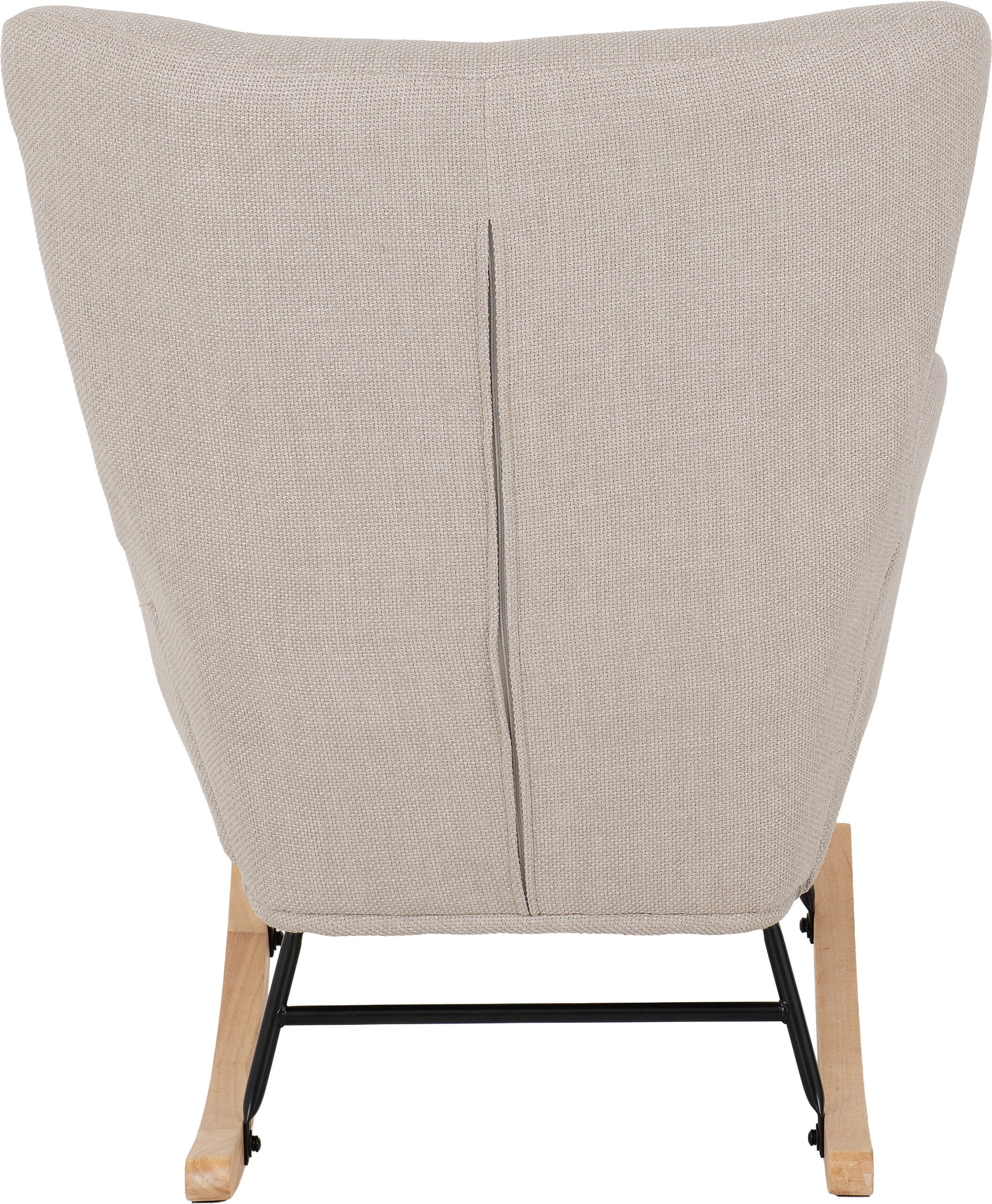 Hayden Rocking Chair Beige Fabric