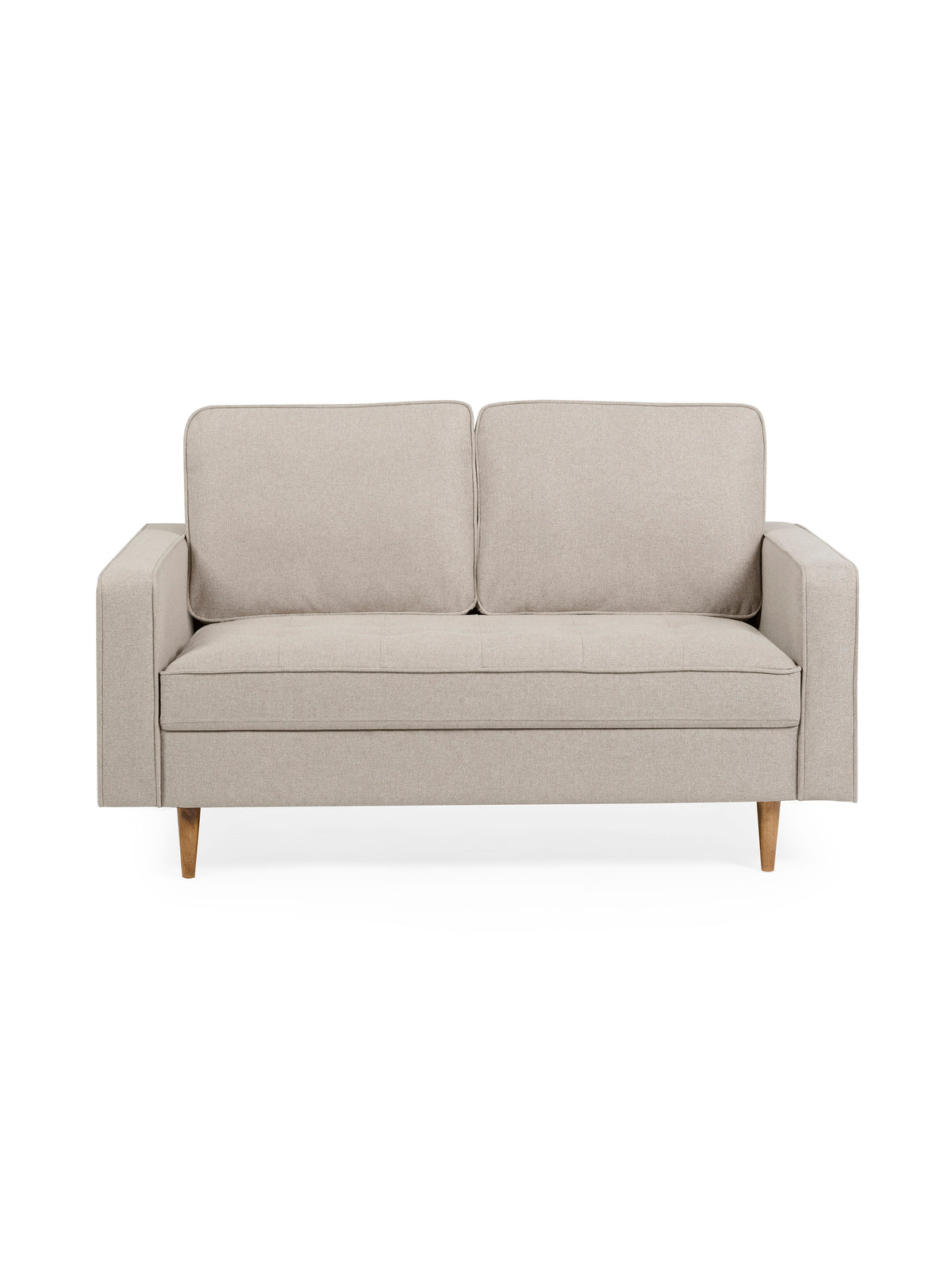 Henrietta Beige Upholstered 2 Seater Sofa
