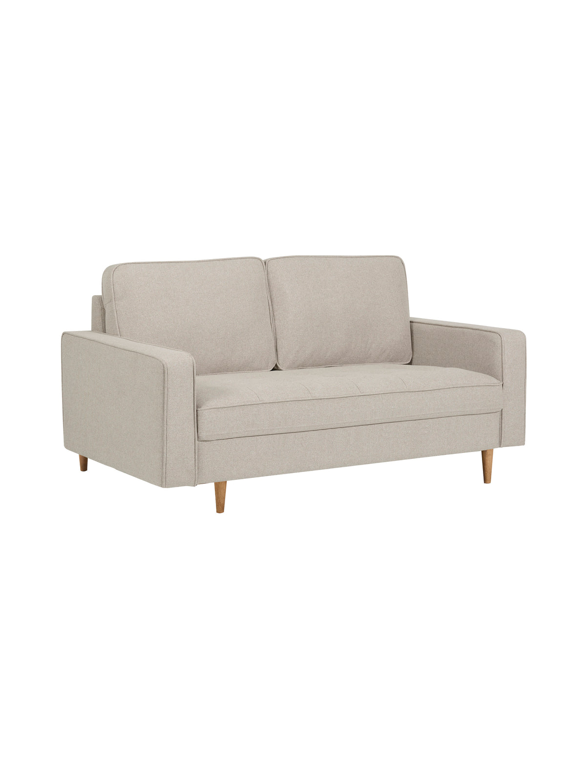 Henrietta Beige Chenille Upholstered 3 Seater Sofa