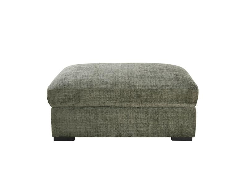Humphrey Storage Ottoman - Green
