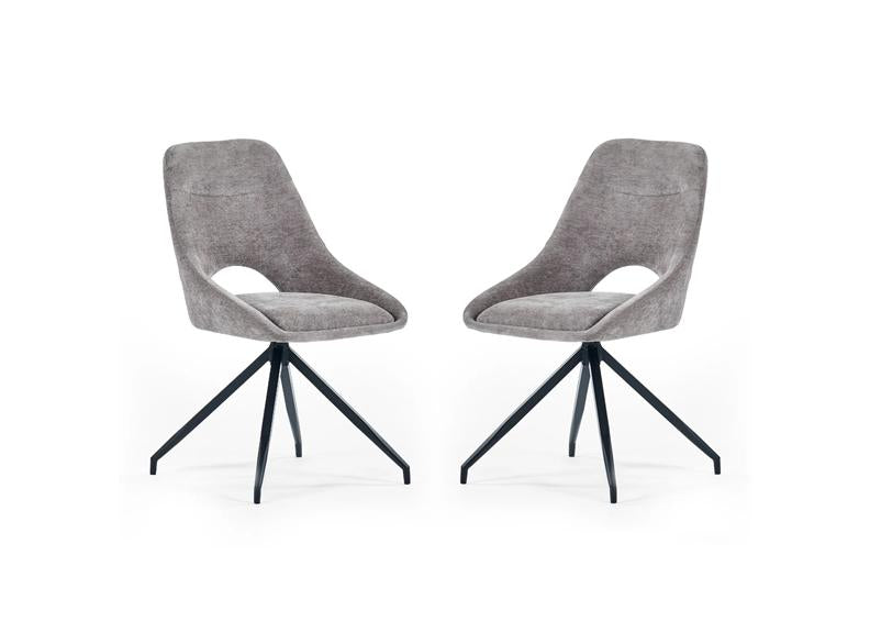 Element Blue Glass Dining Table W/Jonah Chairs – Blue Glass Top Dining Set With Chenille Fabric Chairs (Pre-Order Only)