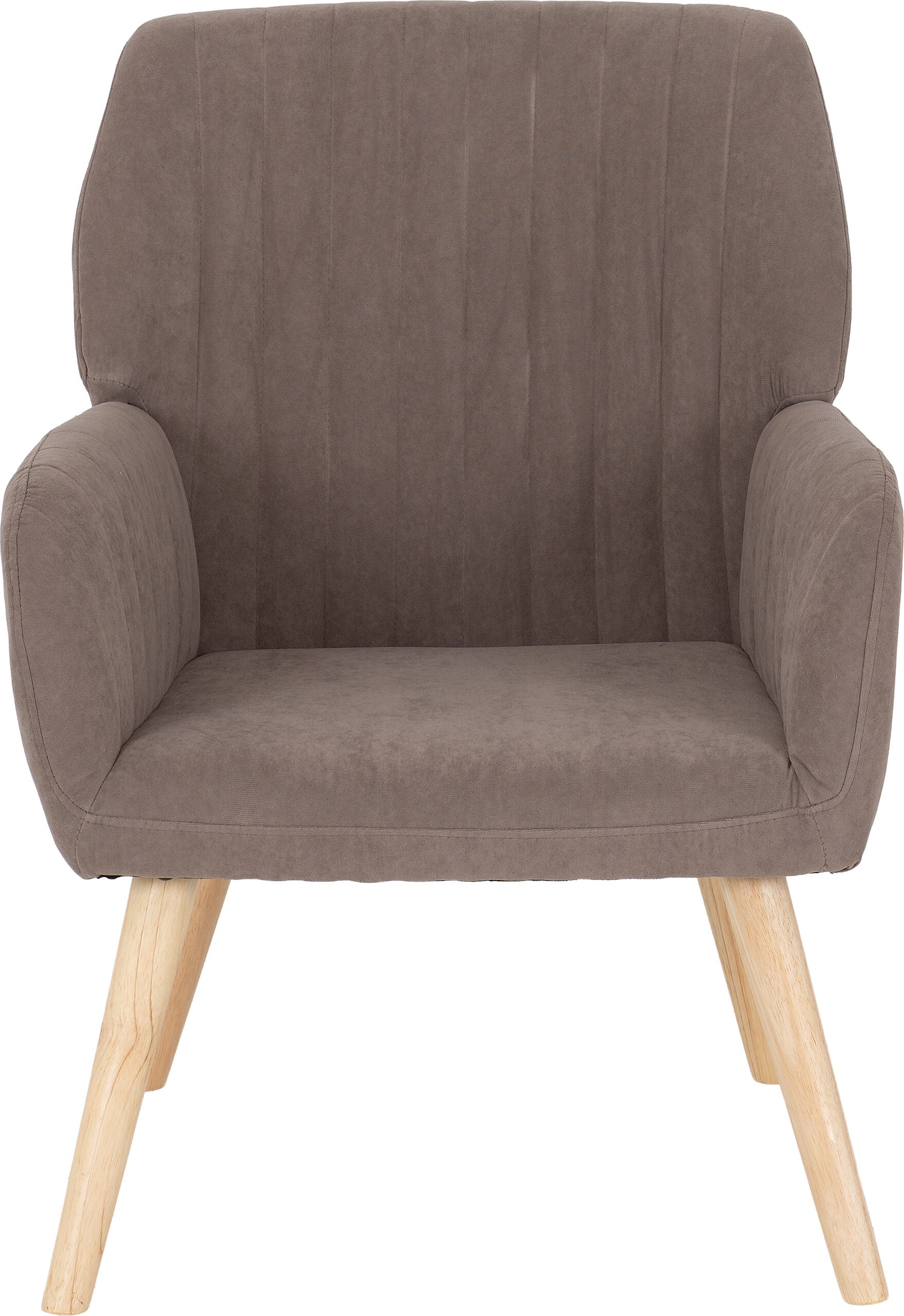 Jordan Occasional Chair Brown Velvet Fabric