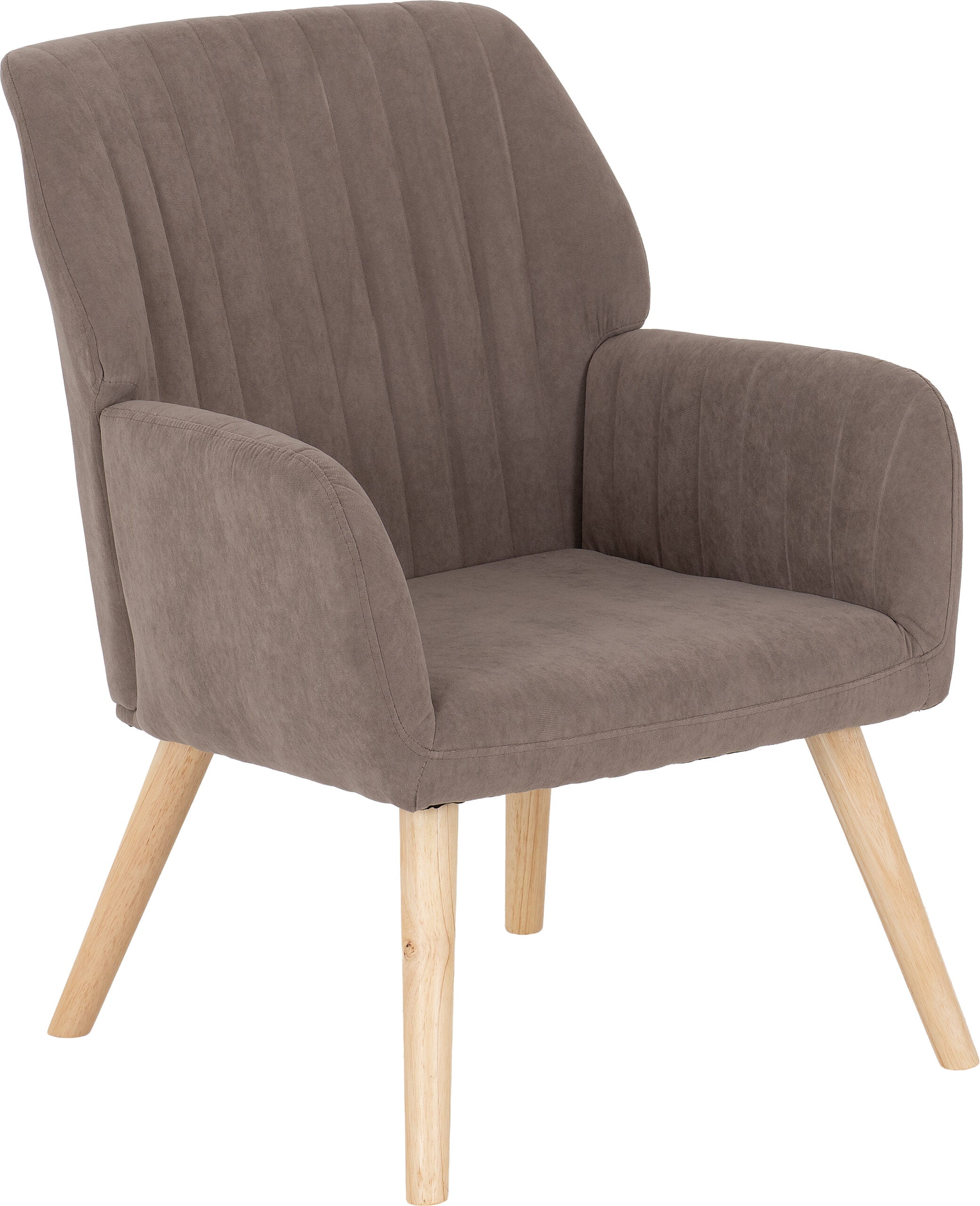 Jordan Occasional Chair Brown Velvet Fabric