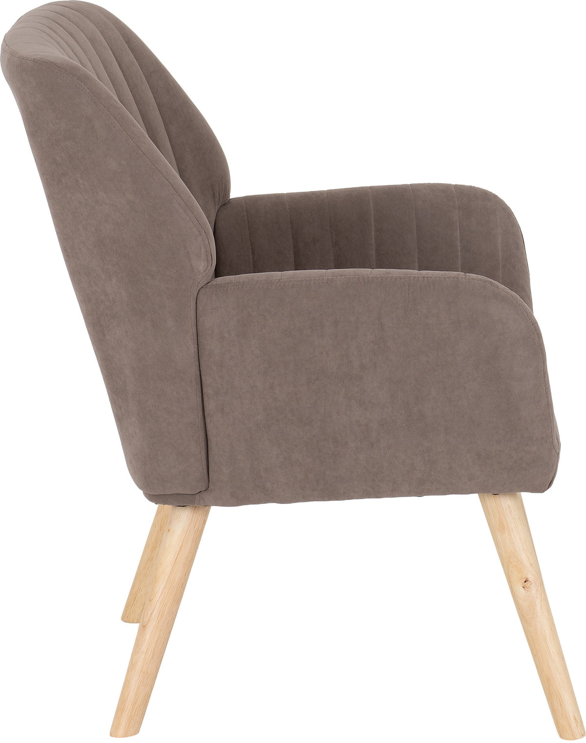Jordan Occasional Chair Brown Velvet Fabric