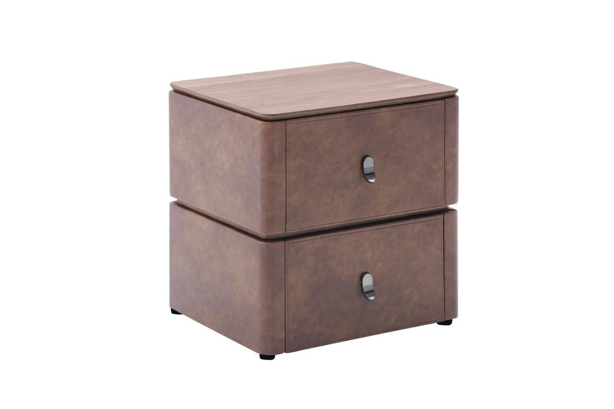 Kelly Bedside Table Cappucino