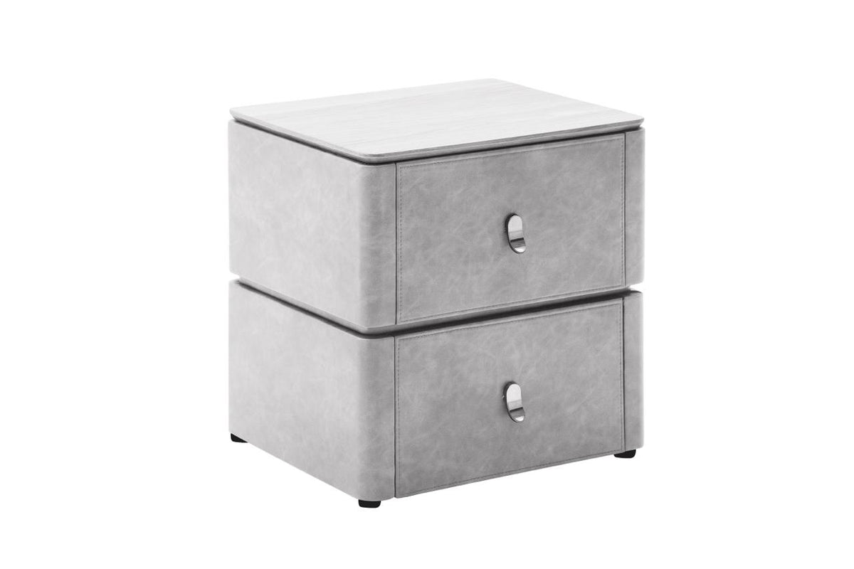Kelly Bedside Table Taupe