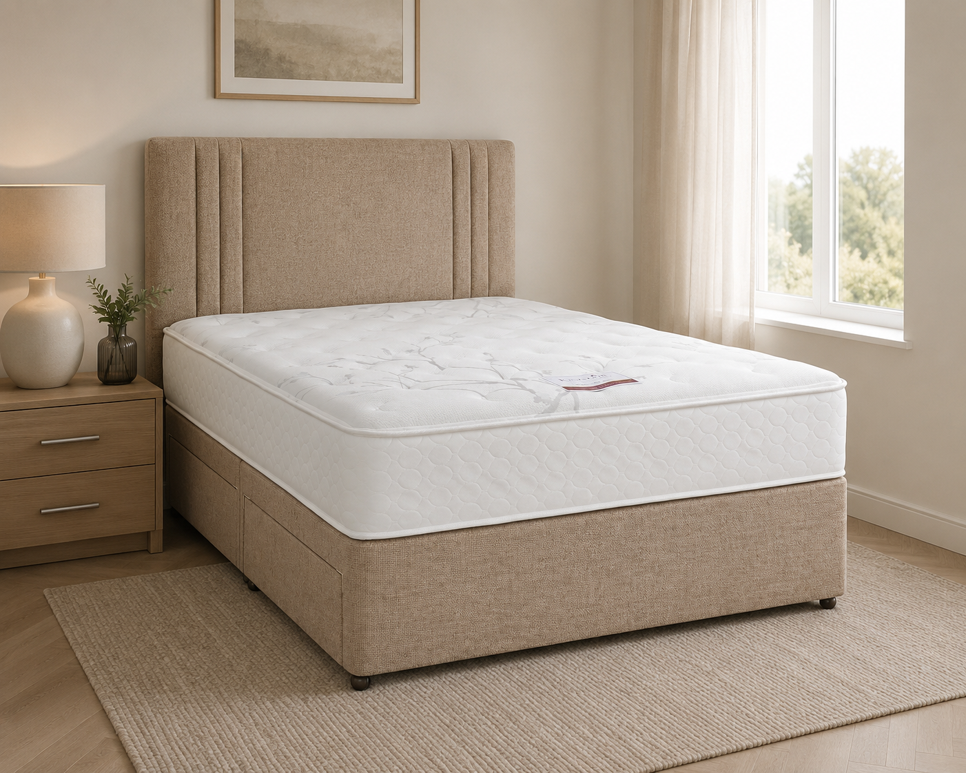 King Koil 4 ft6 Mercury Mattress – Luxury Pocket Spring with High-Loft Quilted Top