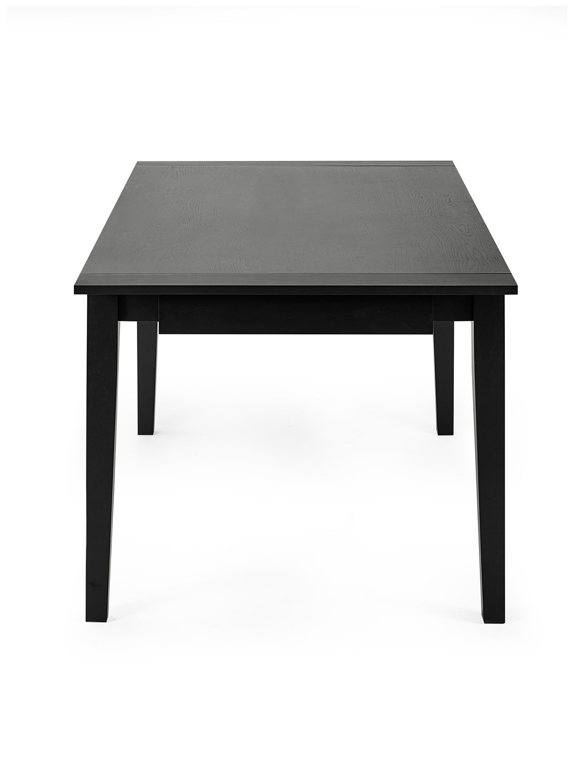 Knoxley Black Oak Rectangular 173-251cm Extending Dining Table