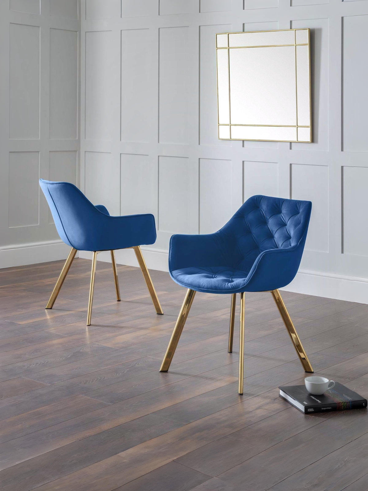 Set Of 2 Lorenzo Dining Chairs - Blue