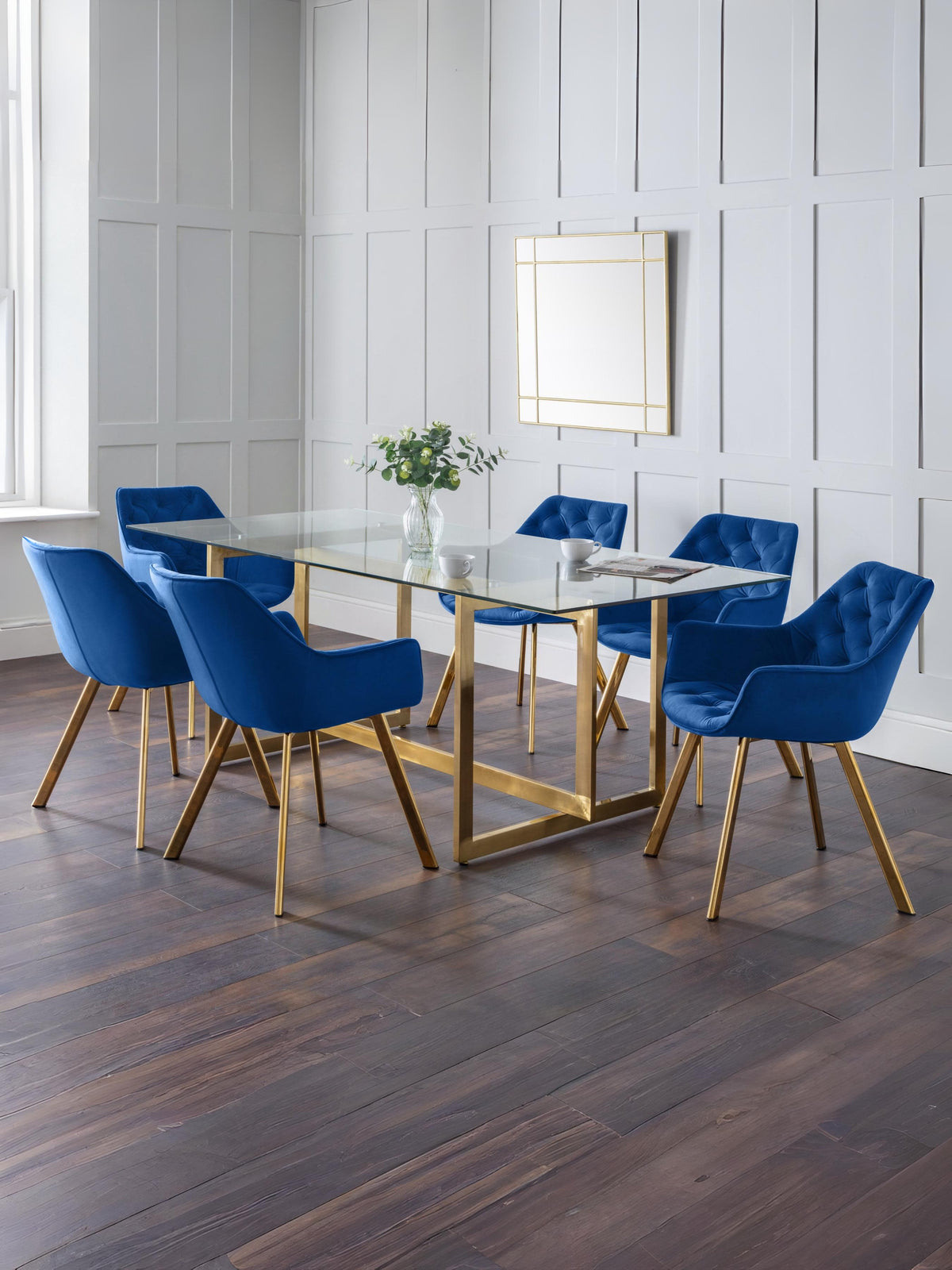 Set Of 2 Lorenzo Dining Chairs - Blue