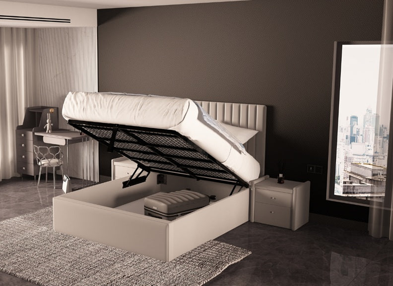 Lily 4 ft6 Upholstered Bed/Storage Bed – Luxury Upholstered Designer Bed Frame