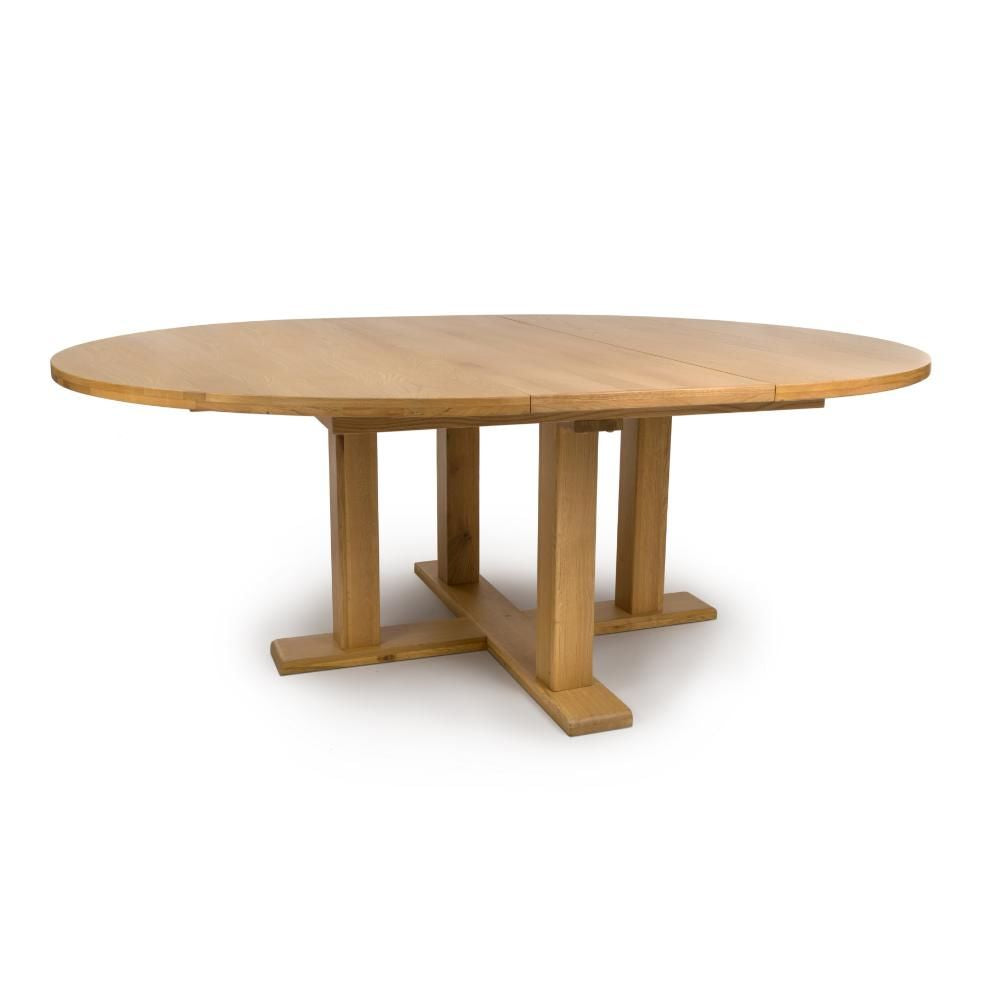 Madrid Extending Round Dining Table 1600mm-2100mm - Image 7