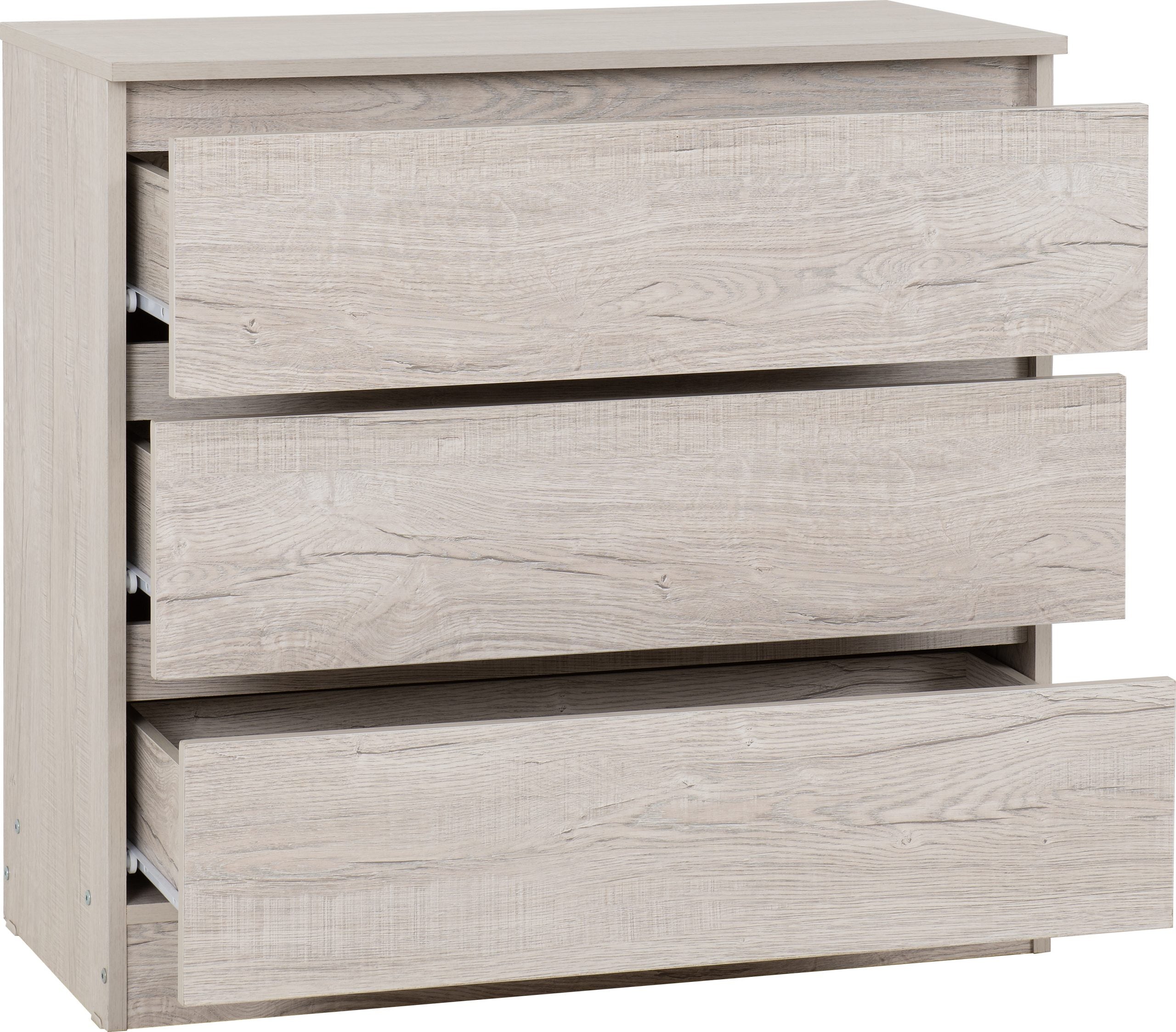 Malvern 3 Drawer Chest Urban Snow