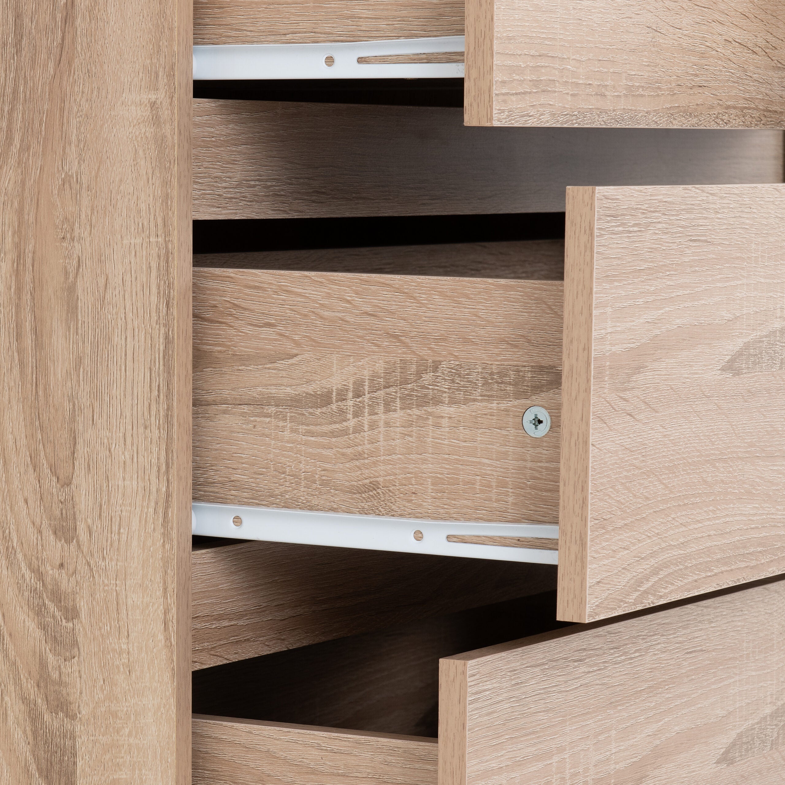 Malvern 3+2 Drawer Chest Sonoma Oak Effect
