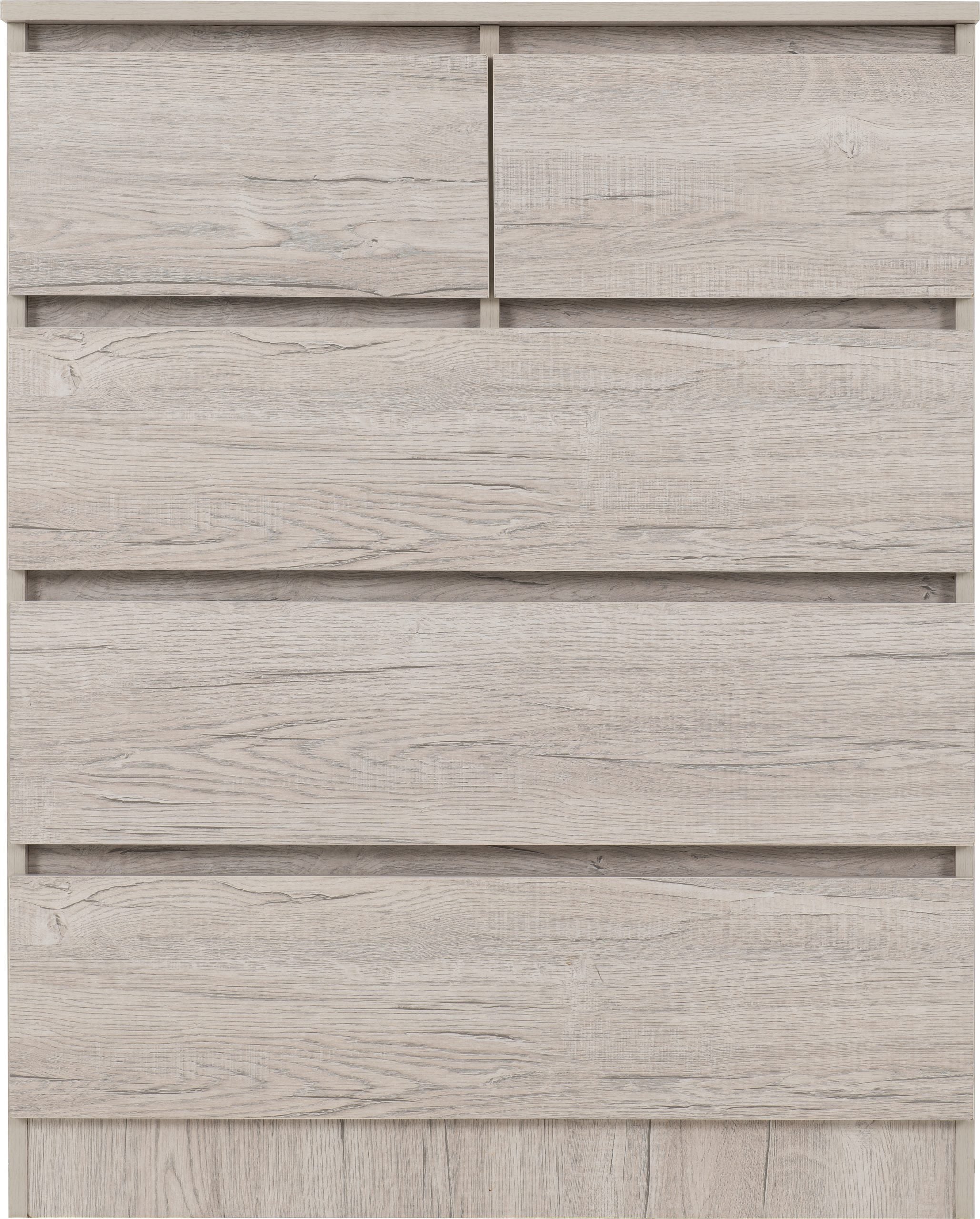 Malvern 3+2 Drawer Chest Urban Snow