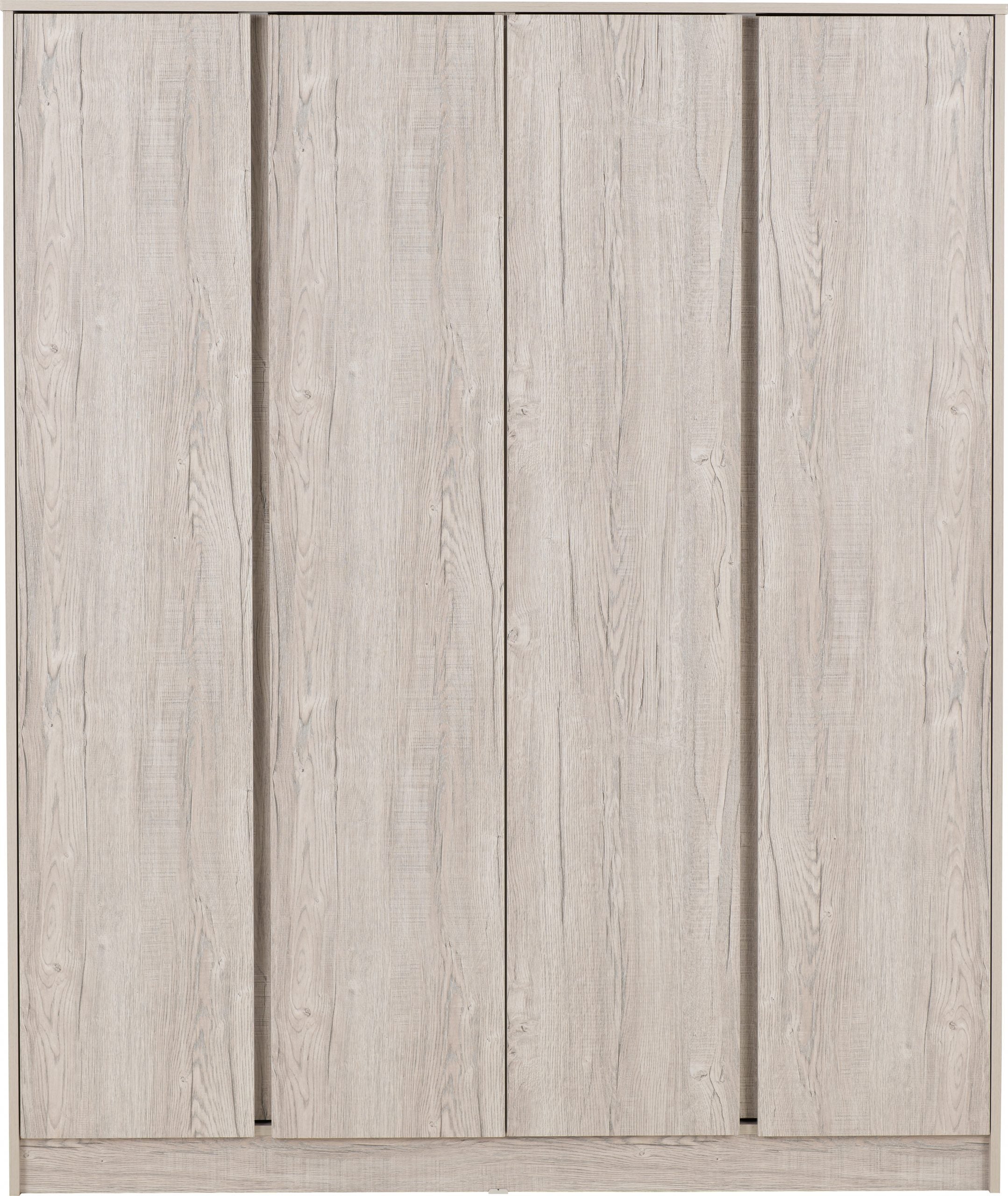 Malvern 4 Door Wardrobe Urban Snow