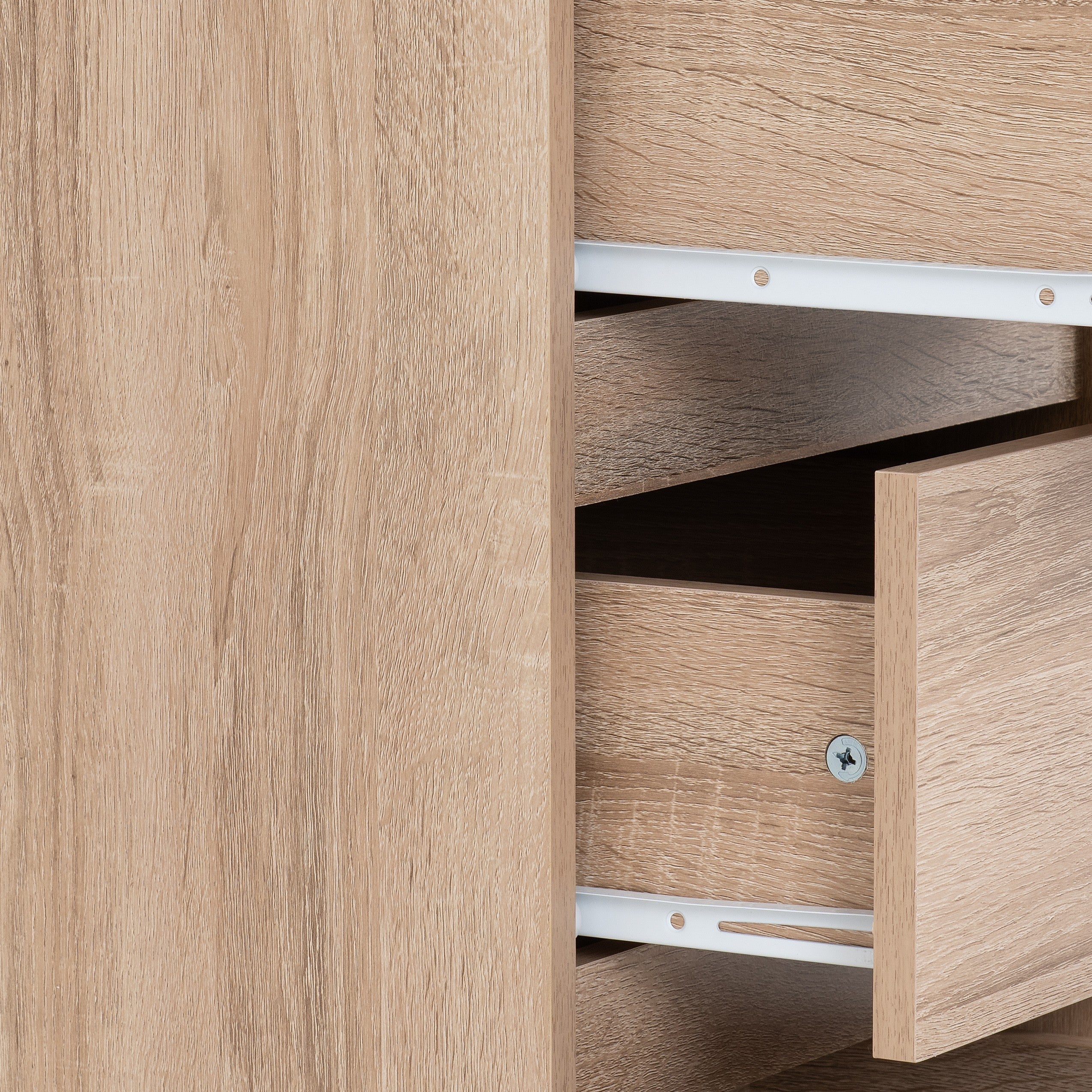 Malvern 5 Drawer Narrow Chest Sonoma Oak Effect