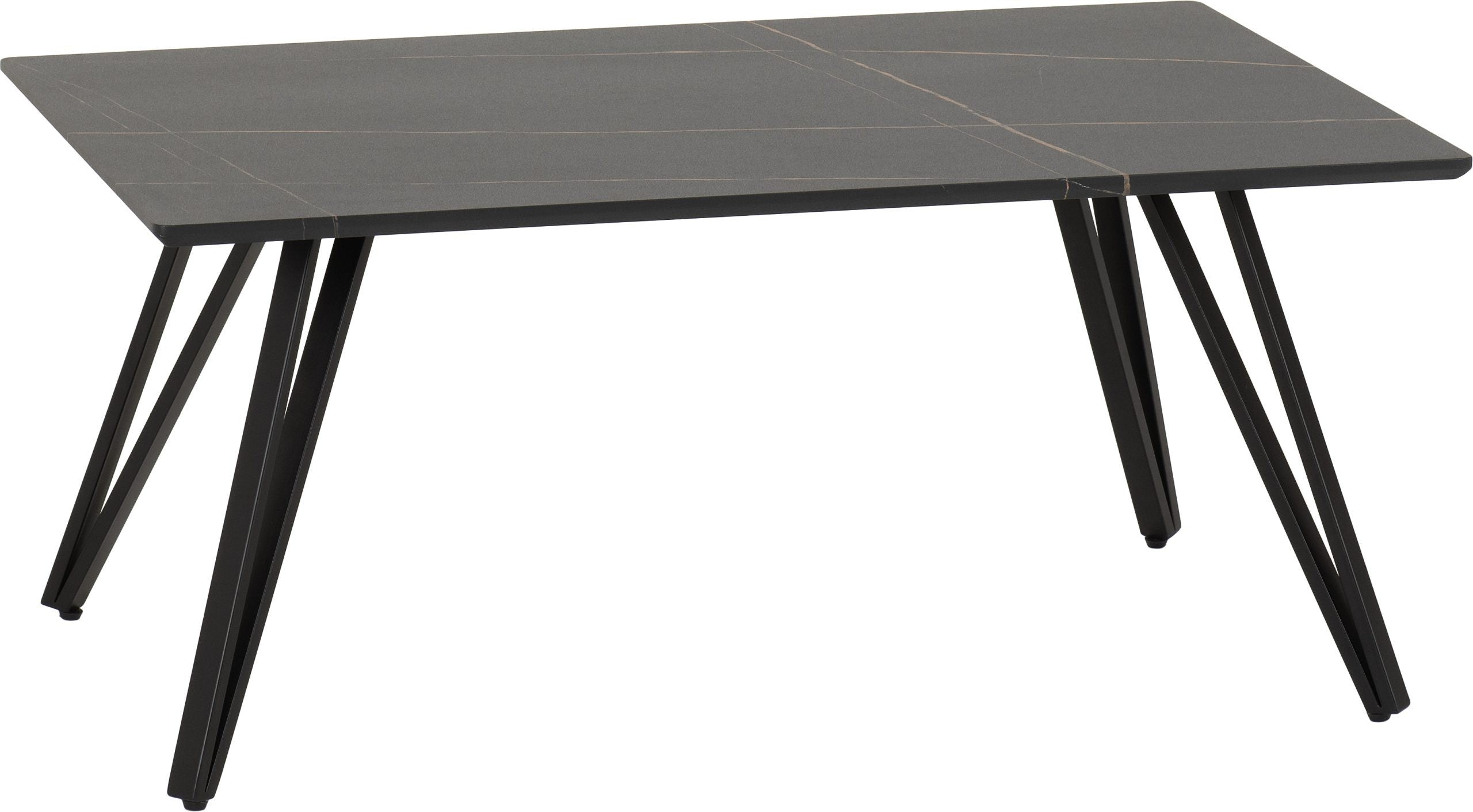 Marlow Coffee Table Black Marble Effect/Black
