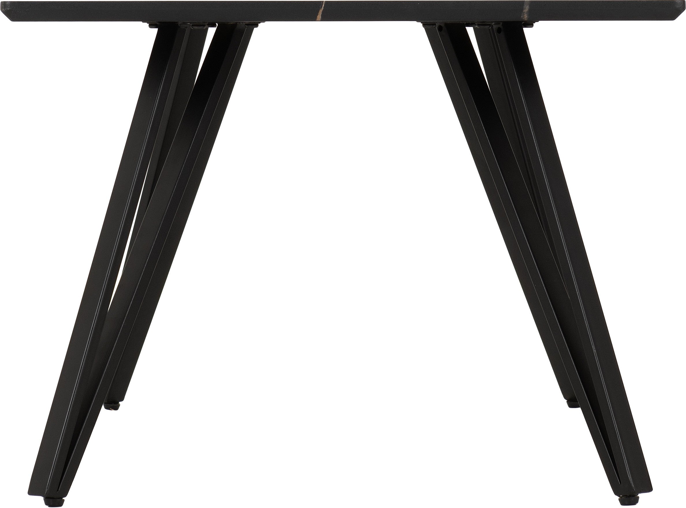 Marlow Coffee Table Black Marble Effect/Black