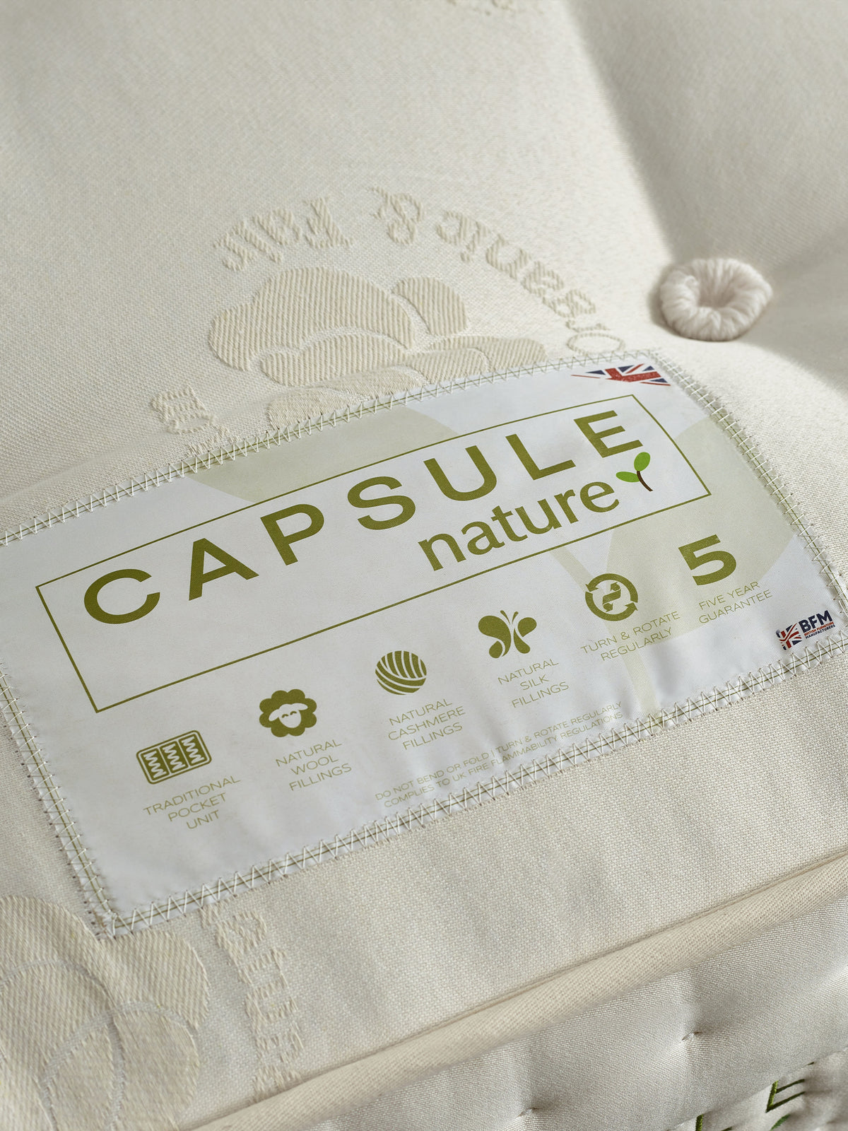 Capsule Nature Pocket Sprung 135cm Double Mattress