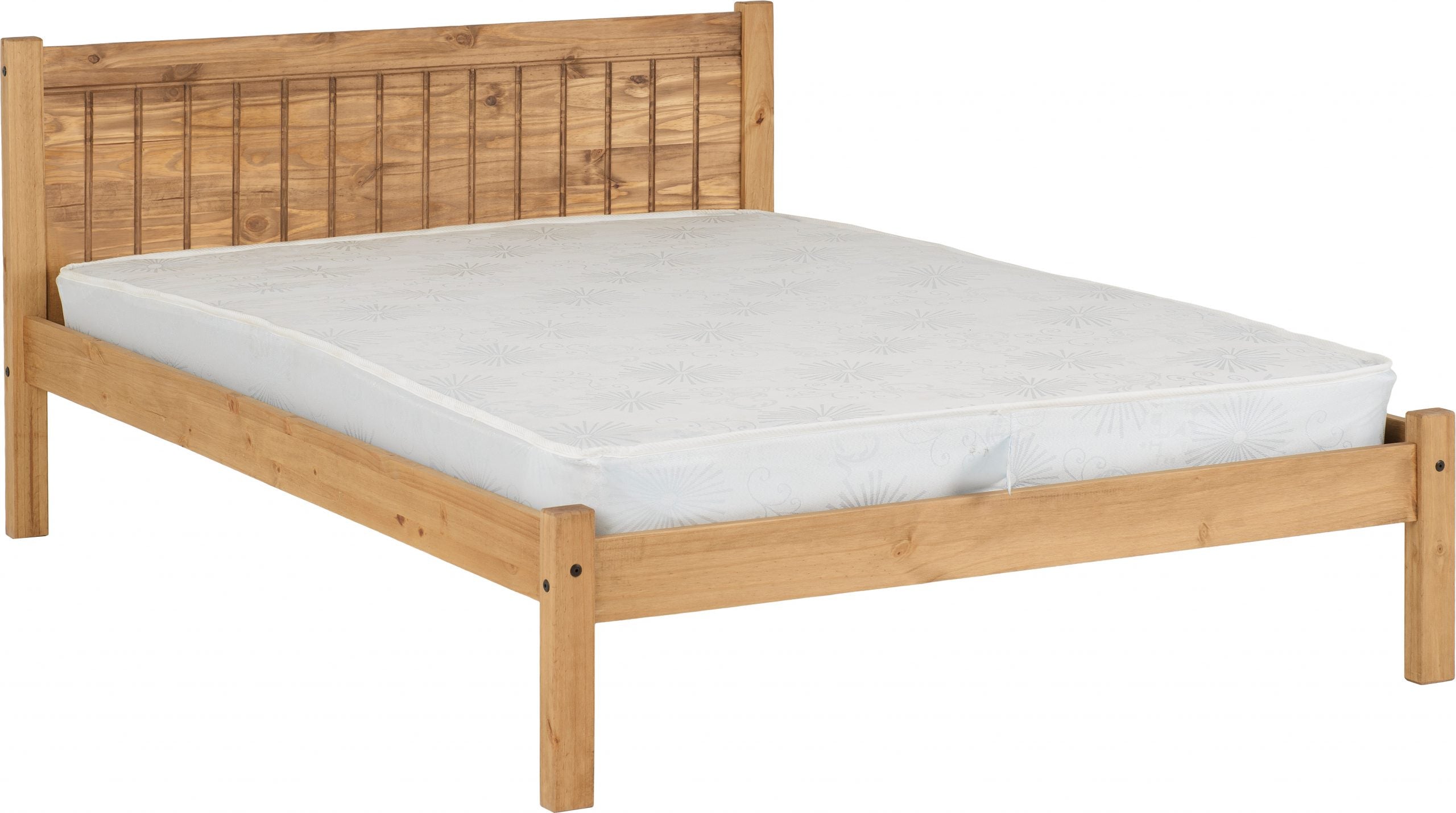 Maya 4' Bed Distressed Waxed Pine