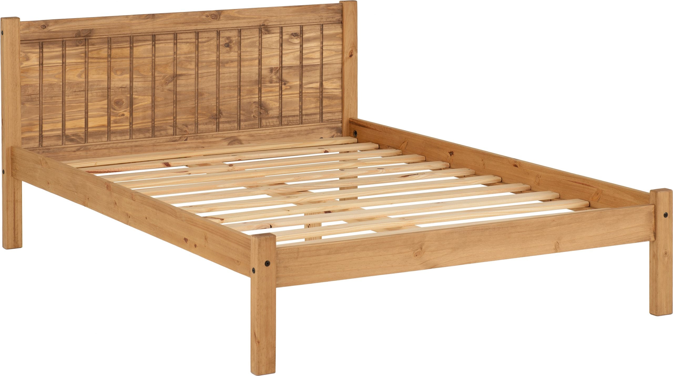 Maya 4' Bed Distressed Waxed Pine