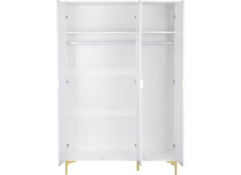 Miami White Three Door Wardrobe