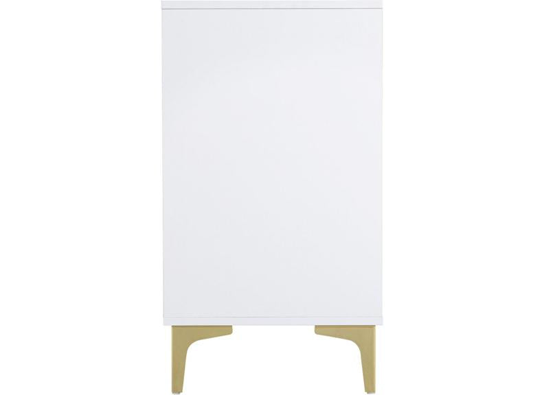Miami White Three Drawer Bedroom Chest (PRE-ORDER FOR AUGUST)