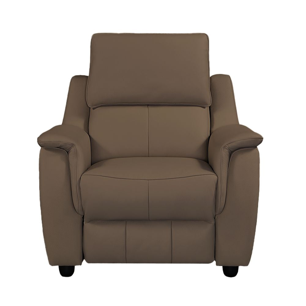 Milano Power Recliner - Dark Taupe - Image 1