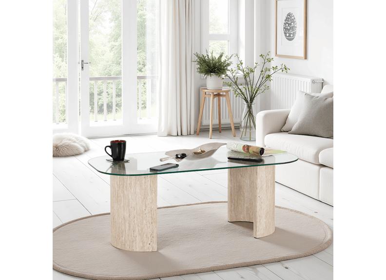 Modena Glass Coffee Table
