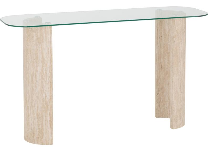 Modena Glass Console Table